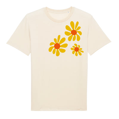The Garden Lounge Flowers Unisex Organic T-Shirt-The Garden Croatia